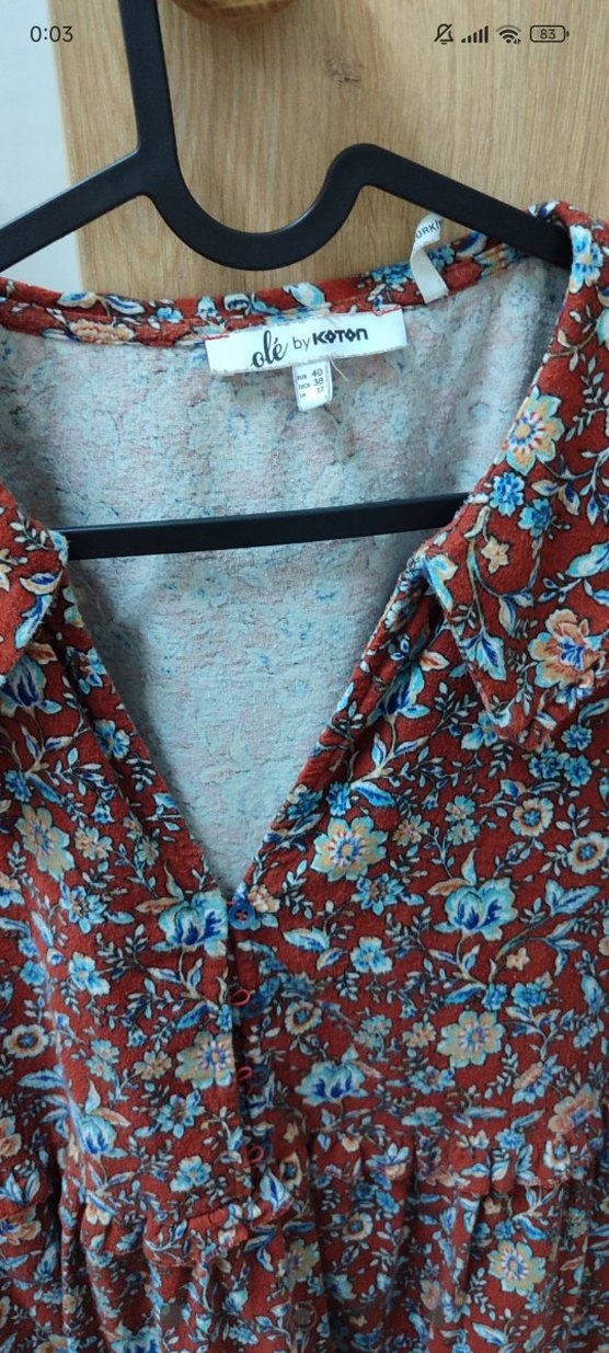 V Yakaı Mini Bohem Elbise - Görsel 4