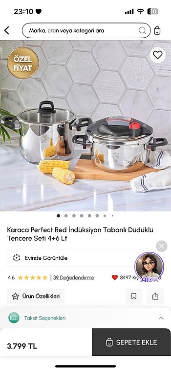 Karaca Düdüklü tencere