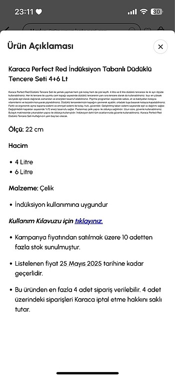 Beden gri Renk Düdüklü tencere