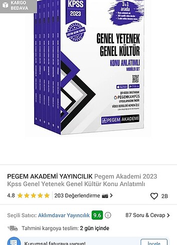 Pegem Akademi Kpss Genel Yetenek-Genel Kültür 