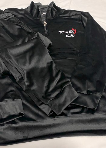 Fransız kadife  Kadın Pijama Takımı - Görsel 3