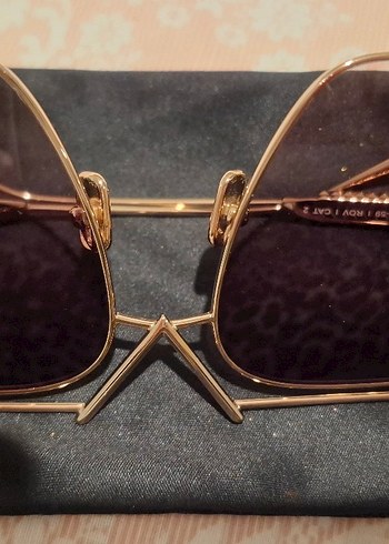 Prada Gözlük Klasik Altın Kadın Güneş Gözlüğü
