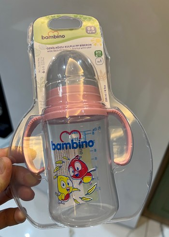 Pembe Renkli Bambino Bebek Biberonu - Görsel 4