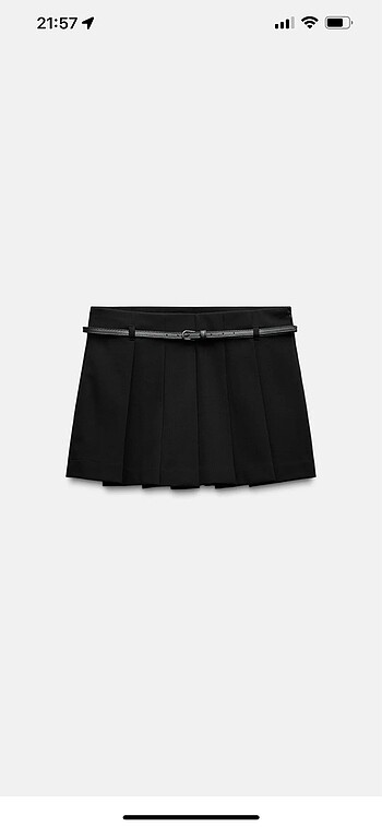 Zara Zara pileli şort etek