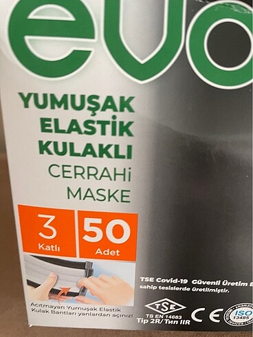 Diğer Evony Siyah Cerrahi Maske