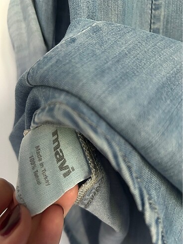 s Beden mavi Renk Mavi jeans kot gömlek
