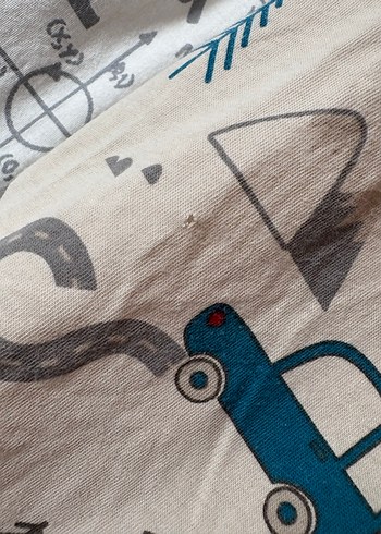 Erkek Çocuk Baskılı Fermuarlı Gri Tulum/2.5 tog - Görsel 9