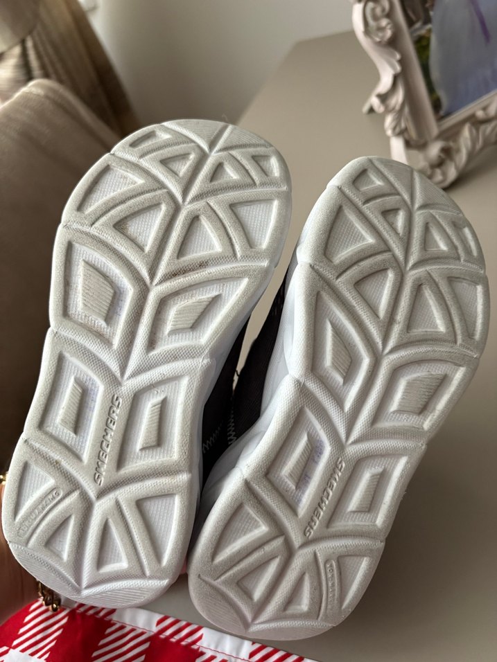 Gri Erkek Çocuk Spor Ayakkabı Velcro - Görsel 5