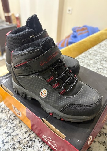 Erkek Çocuk Gri Sokak Stili Botlar - Görsel 6