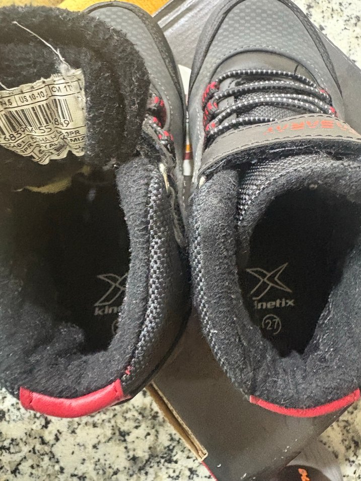 Erkek Çocuk Gri Sokak Stili Botlar - Görsel 5