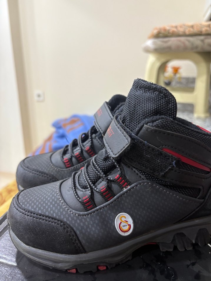 Erkek Çocuk Gri Sokak Stili Botlar - Görsel 2