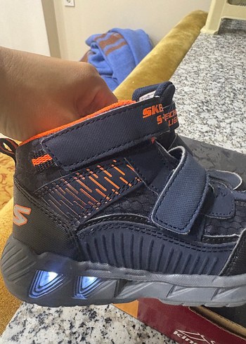 Mavi Erkek Çocuk Spor Ayakkabı Velcro - Görsel 4