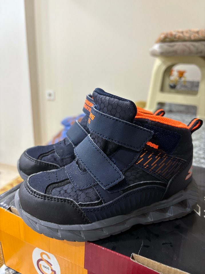 Mavi Erkek Çocuk Spor Ayakkabı Velcro - Görsel 2