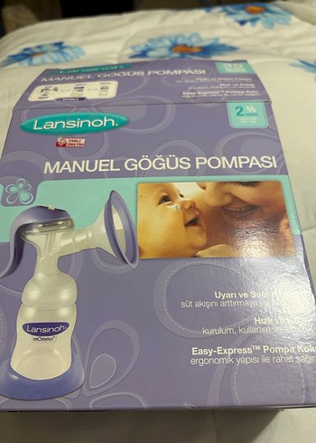 Pastel Mor Lansinoh Göğüs Pompası - Görsel 2