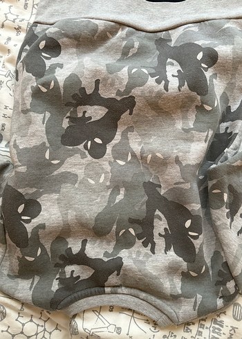 Gri Erkek Çocuk Triko Fermuarlı Hırka - Görsel 12