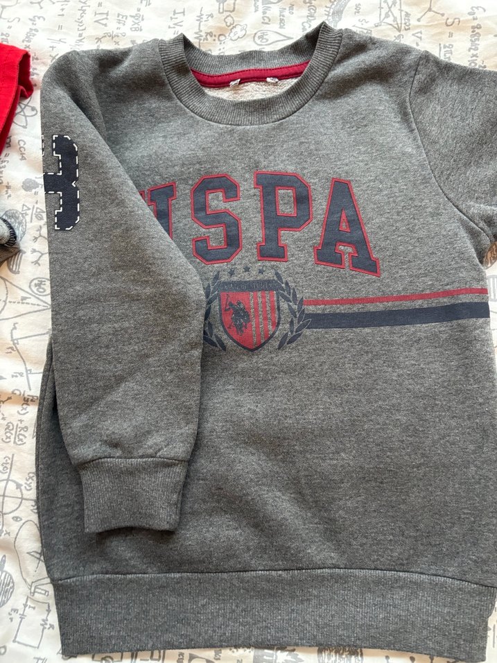 Gri Erkek Çocuk Triko Fermuarlı Hırka - Görsel 5