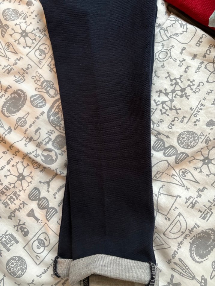 Lacivert Kadın Rahat Kesim Kumaş Pantolon - Görsel 3