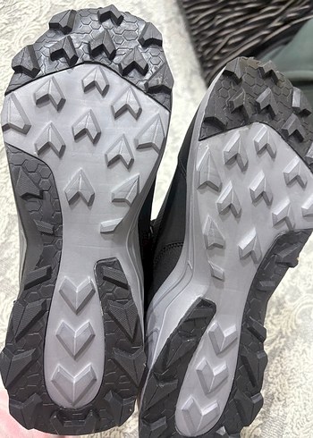 Gri Outdoor Erkek Ayakkabı Velcro Bağcıklı - Görsel 5