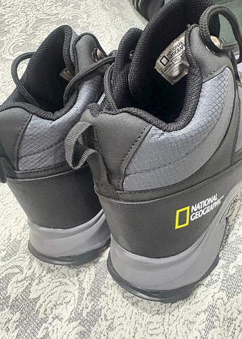 Gri Outdoor Erkek Ayakkabı Velcro Bağcıklı - Görsel 6