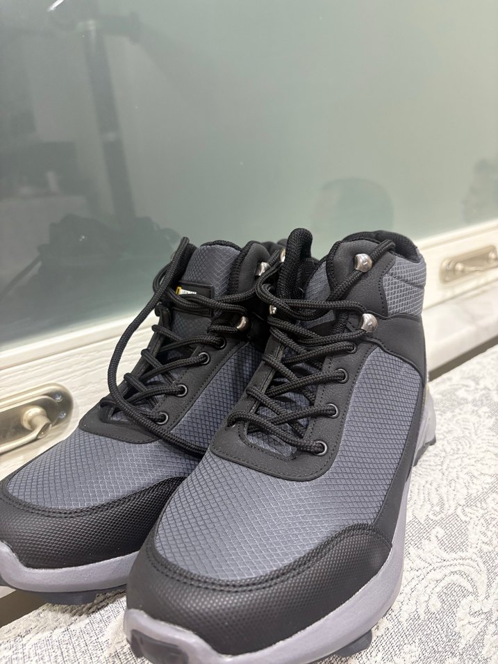 Gri Outdoor Erkek Ayakkabı Velcro Bağcıklı - Görsel 3