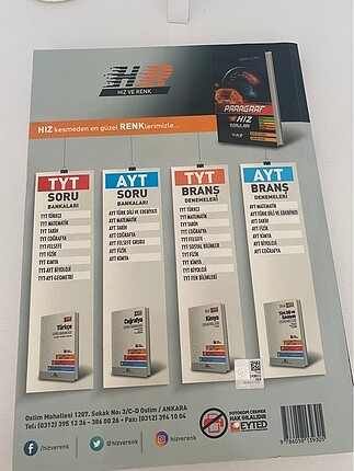  Paragraf hız ve renk