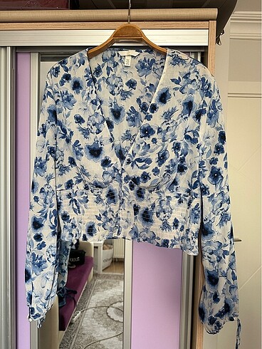 xl Beden mavi Renk H&M bluz