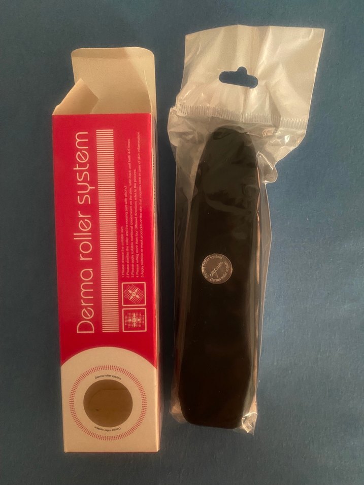 Derma Roller Cilt Bakım Aleti ve aydınlatıcı fırça - Görsel 3