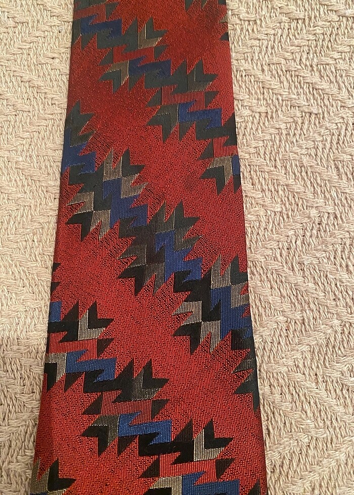 Kravat, Rotsiegel Trevira -bordo/lacivert - Görsel 2