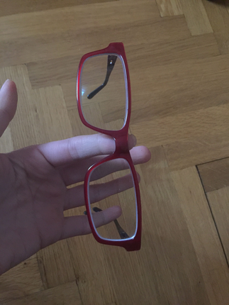 Slazenger marka kırmızı kemik gözlük 