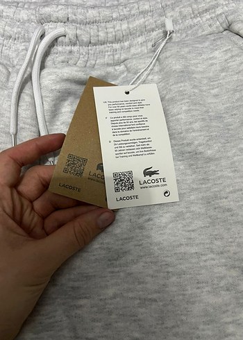 Lacoste Gri Rahat Kesim Erkek Eşofman Altı - Görsel 3