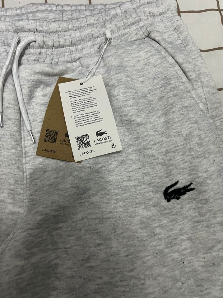 Lacoste Gri Rahat Kesim Erkek Eşofman Altı - Görsel 4