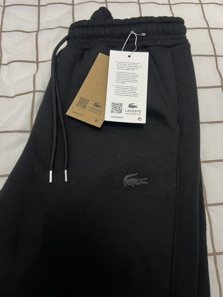 Lacoste Siyah Erkek Eşofman Altı - Görsel 2