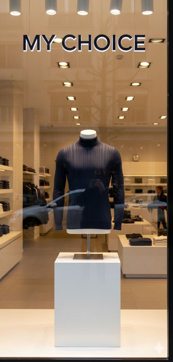 Gri Yün Yarım Balıkçı Yaka Kadın Kazak - Görsel 4