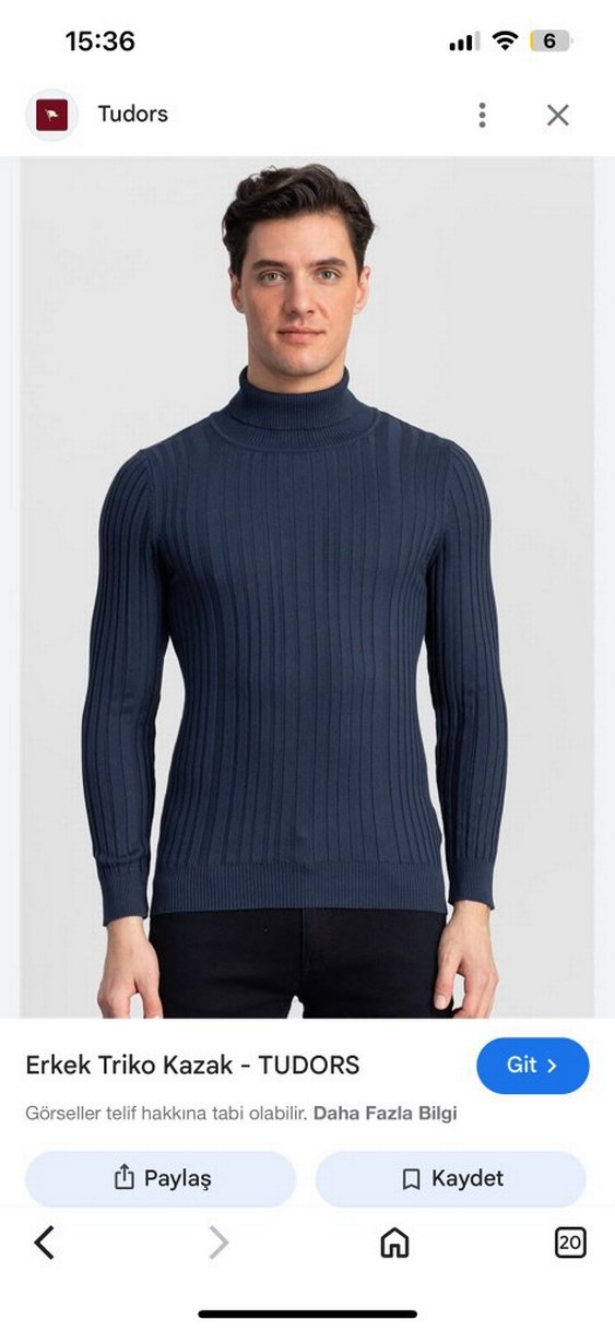 Gri Yün Yarım Balıkçı Yaka Kadın Kazak - Görsel 3