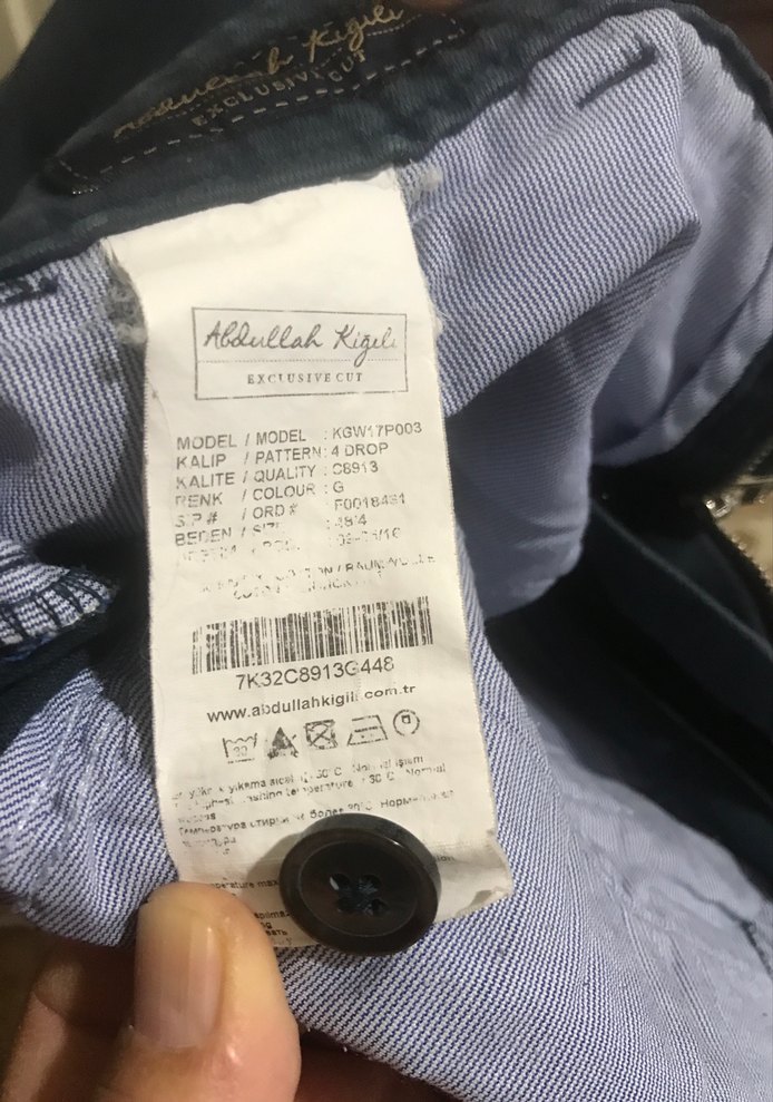 Lacivert Regular Fit Denim Pantolon - Görsel 4