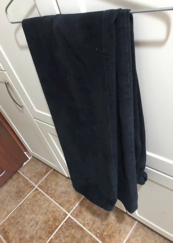 Siyah  kanvars Kiğılı pantalon - Görsel 3