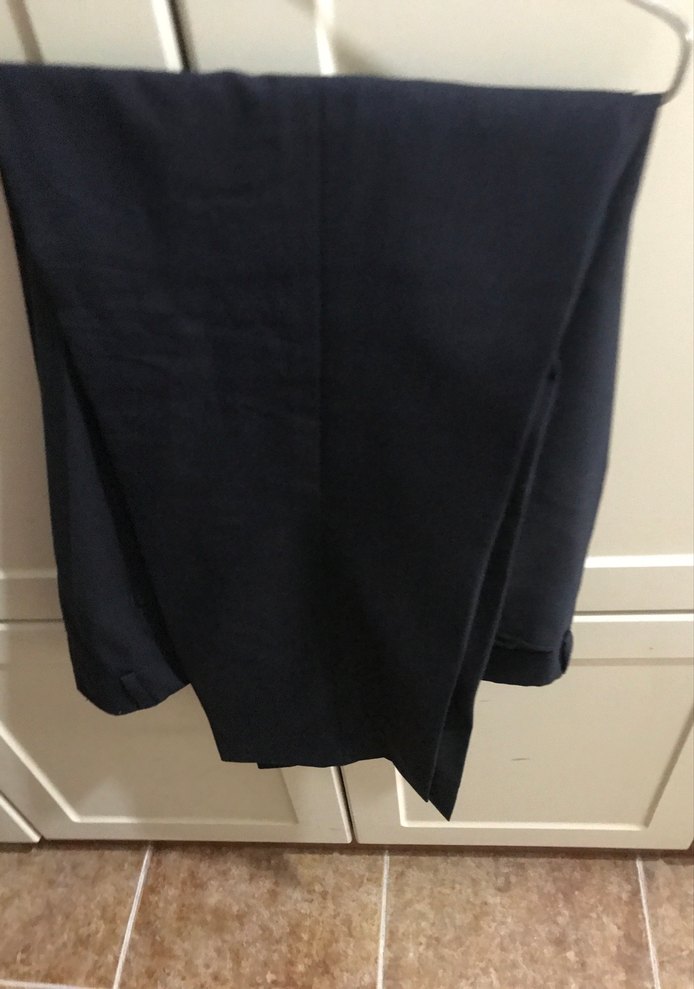 Lacivert Kiğılı pantalon - Görsel 3