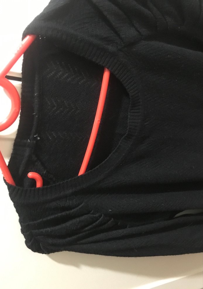 Siyah Uzun Kollu Bluzu - Görsel 3