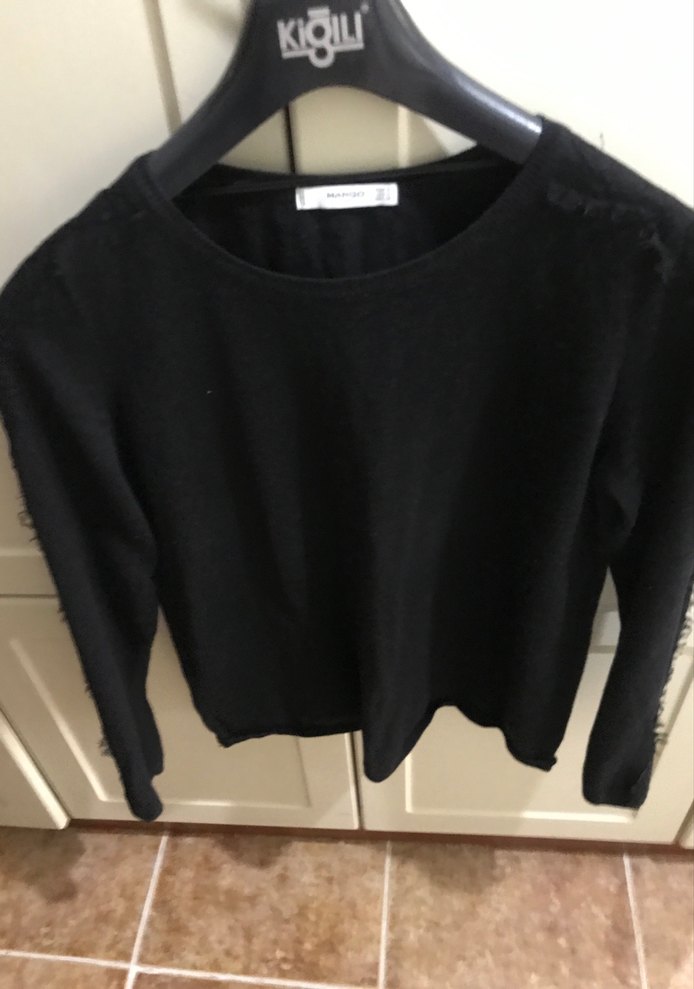 Siyah Kadın Kazak - Görsel 3