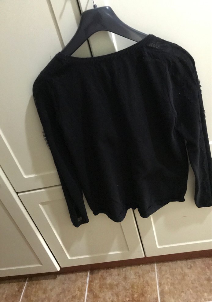 Siyah Kadın Kazak - Görsel 5