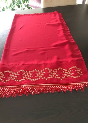 Kırmızı Tel kırma Mevlüt örtüsü - Görsel 3