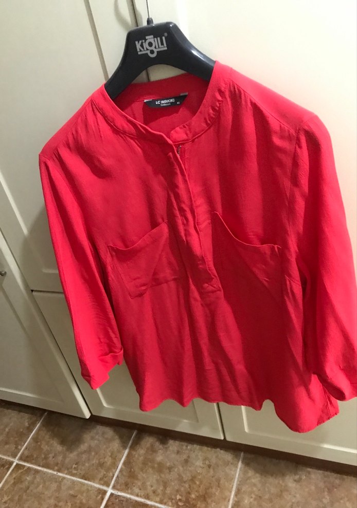 KırmızıKadın Gömlek - Görsel 3