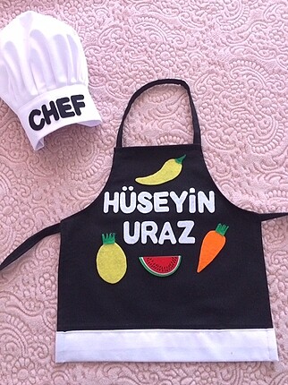 Çocuk mutfak önlüğü aşçı kostümü