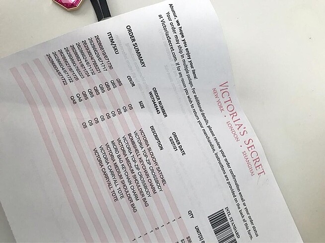 Victoria s Secret Victorias Secret Orjinal Anahtarlık