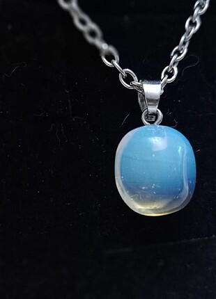  Beden Opal doğal taş kolye 