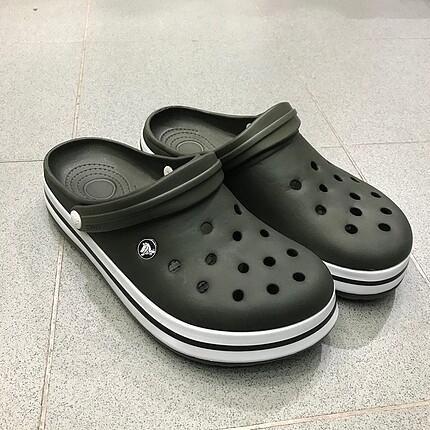 Haki crocs terlik