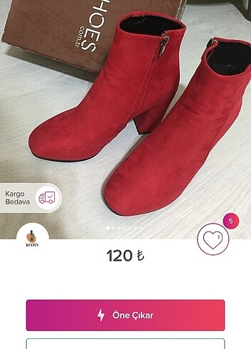Topuklu Kırmızı Bot