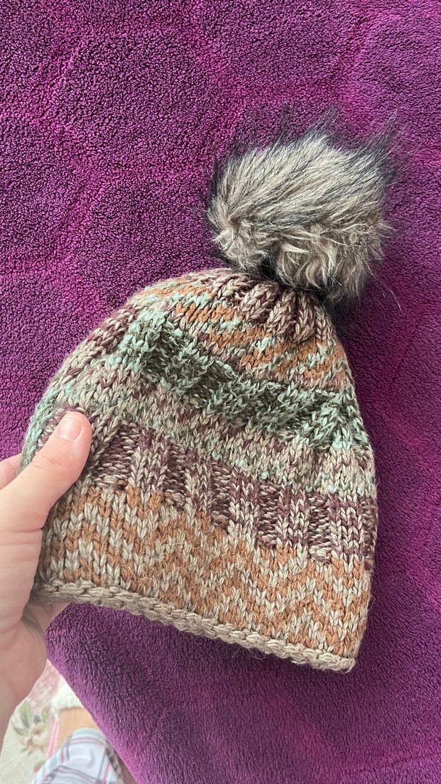 Pastel Renkli Bohem Örgü Bere şapka - Görsel 3