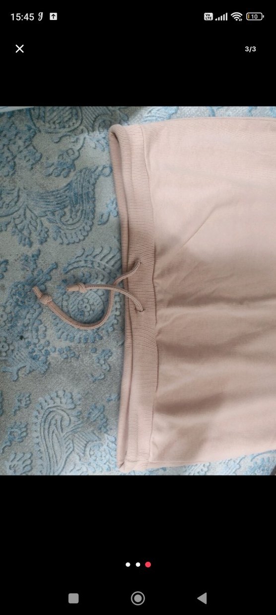 pudra Yarım Fermuarlı Kadın Sweatshirt - Görsel 3