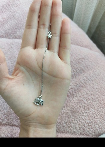 Boncuklu Pembe Bohem Küpe - Görsel 3